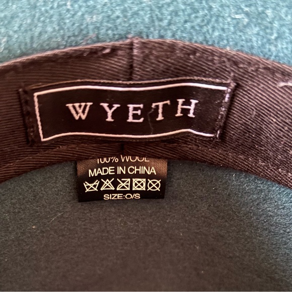 Wyeth teal wool hat main image 4